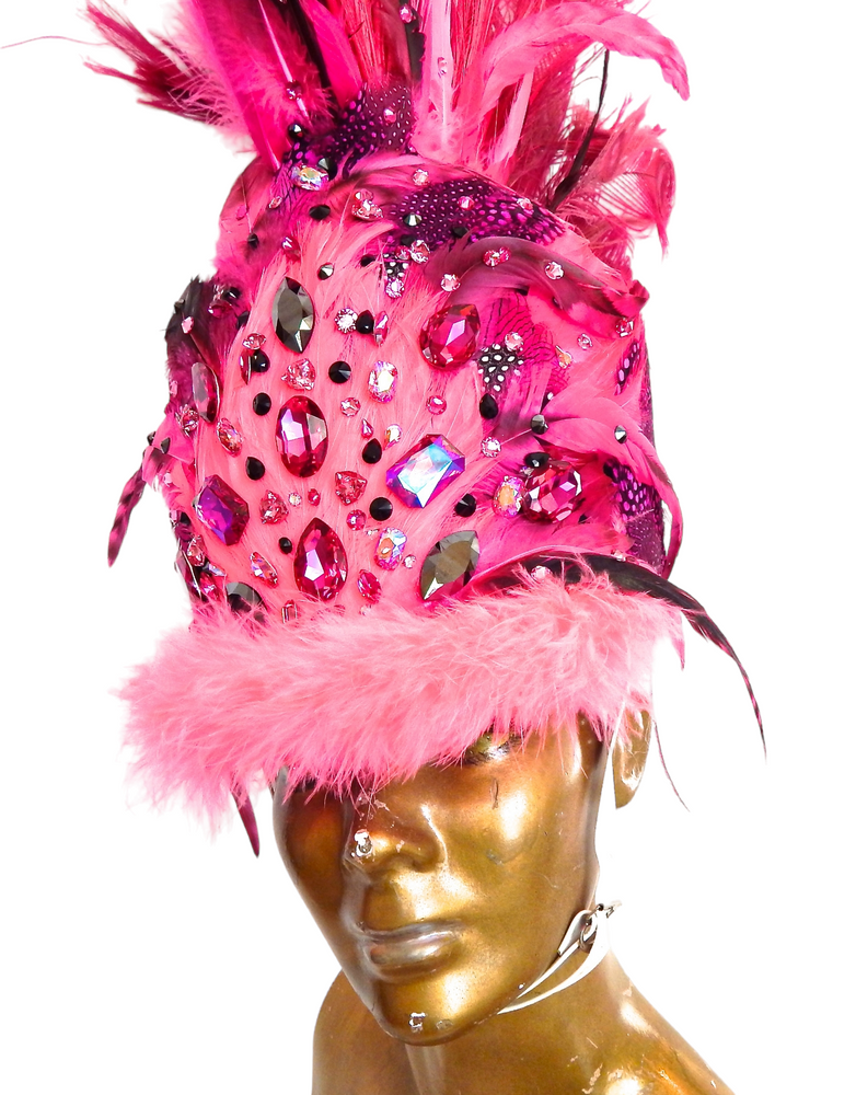 HOT PINK REBELLION SHAKO HAT