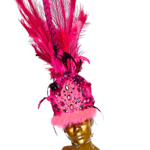 HOT PINK REBELLION SHAKO HAT