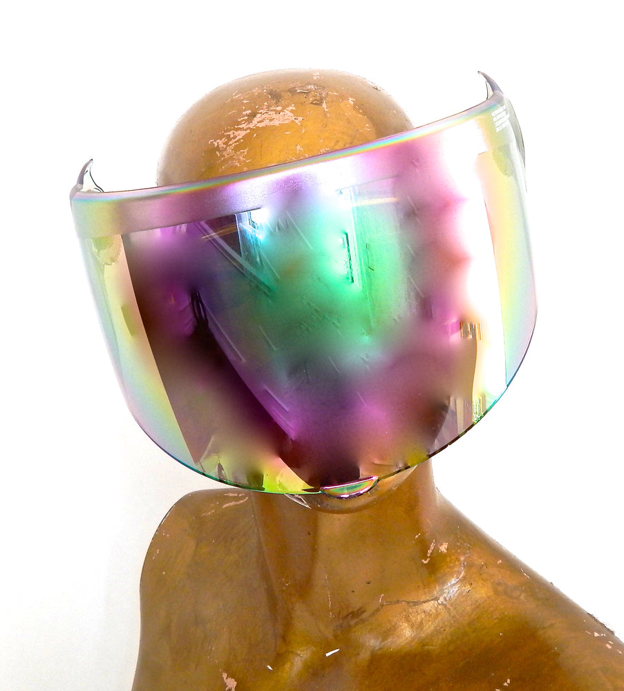 RAISE HELL CRYSTAL RAINBOW MOTO SHIELD