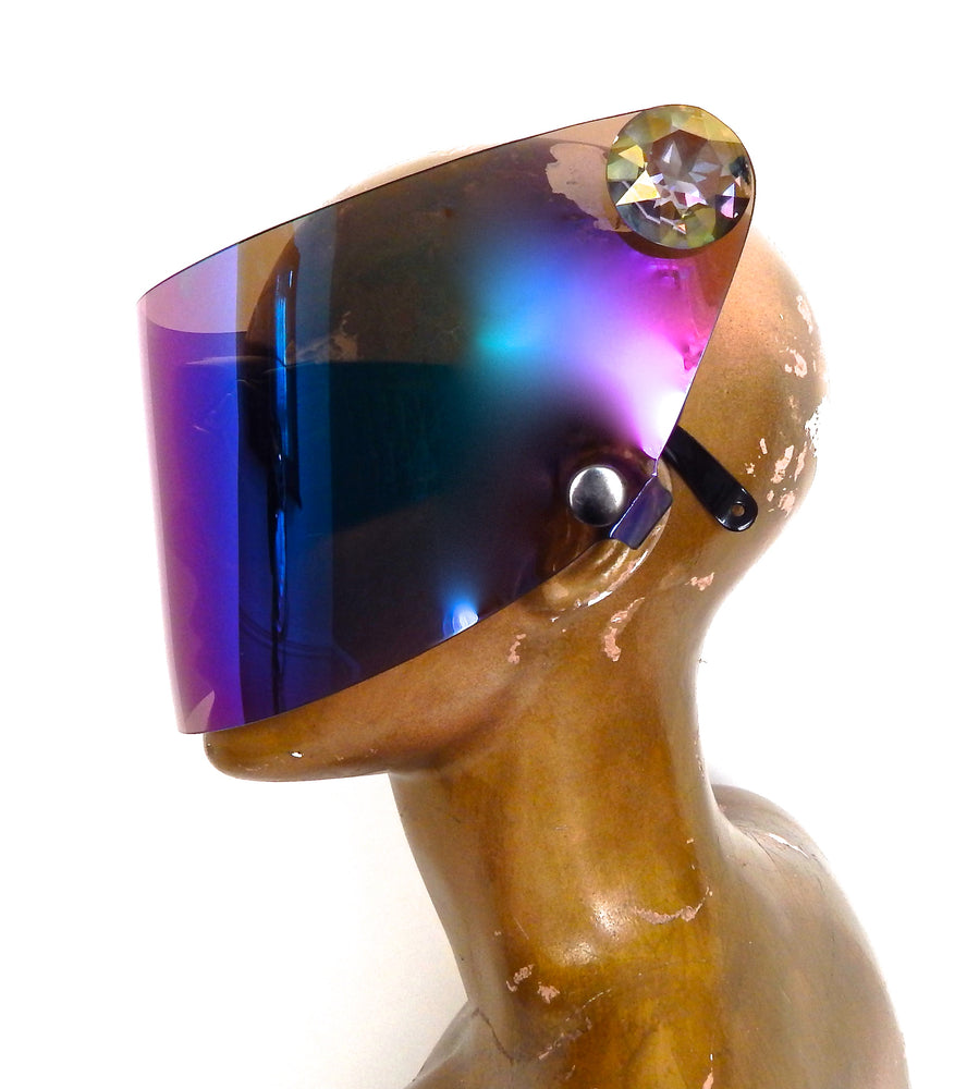 RAISE HELL DARK RAINBOW MOTO SHIELD