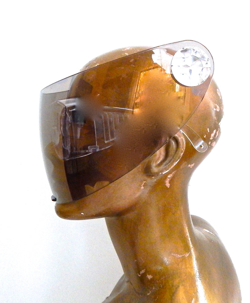 RAISE HELL GOLD MIRROR MOTO SHIELD