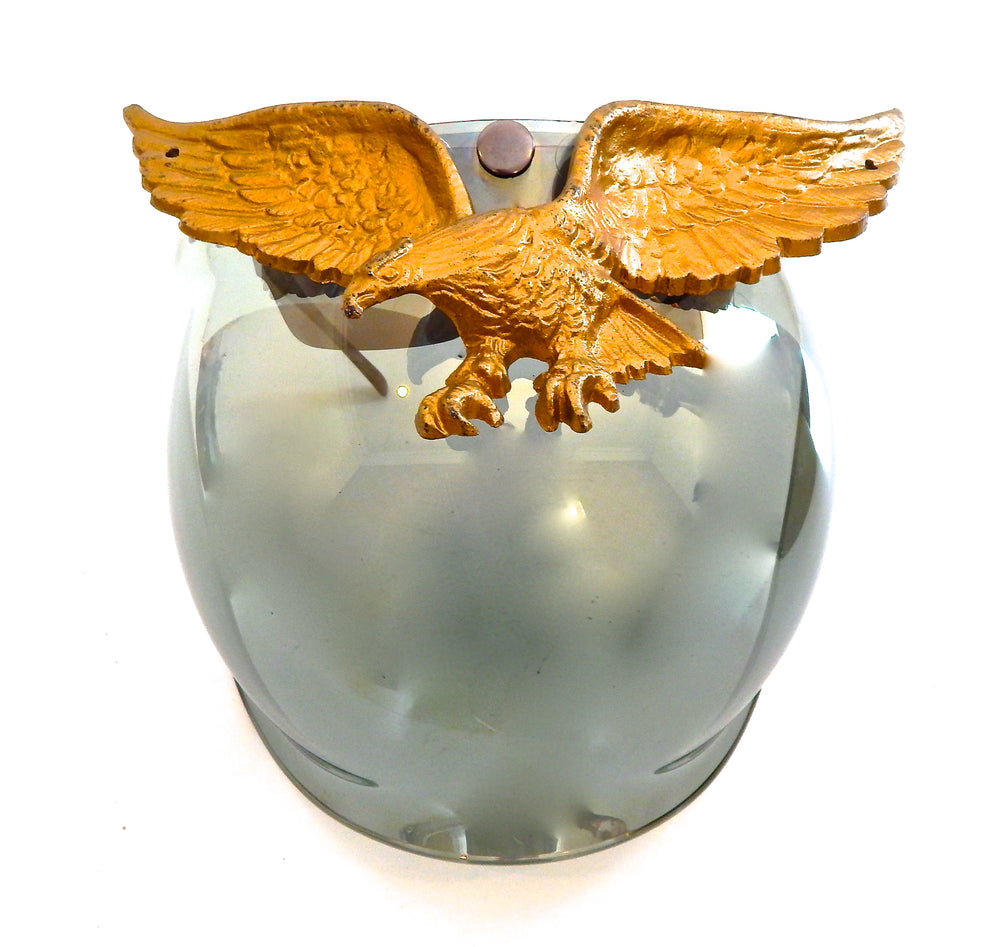 RAISE HELL GOLD EAGLE MOTO SHIELD