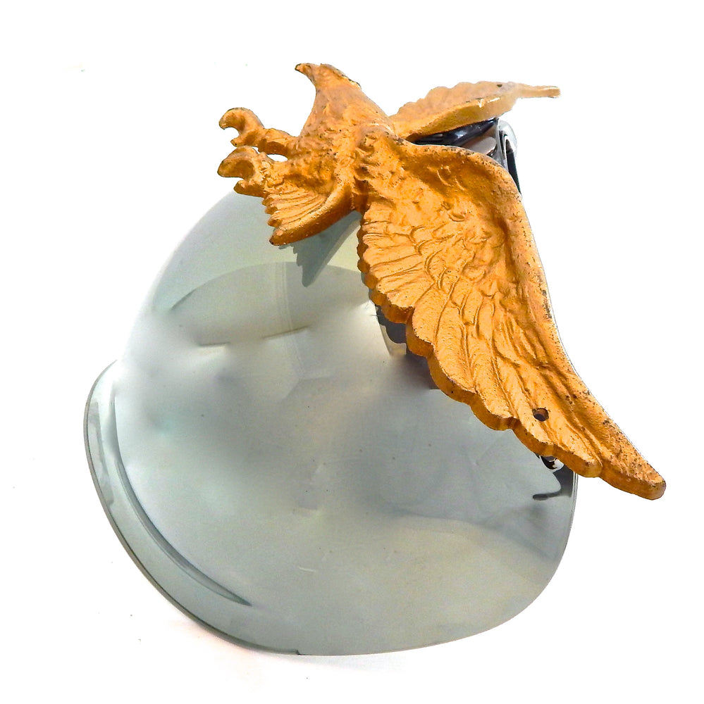 RAISE HELL GOLD EAGLE MOTO SHIELD