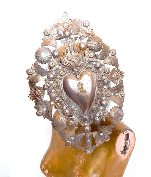 RAISE HELL SACRED HEART MOTO SHIELD