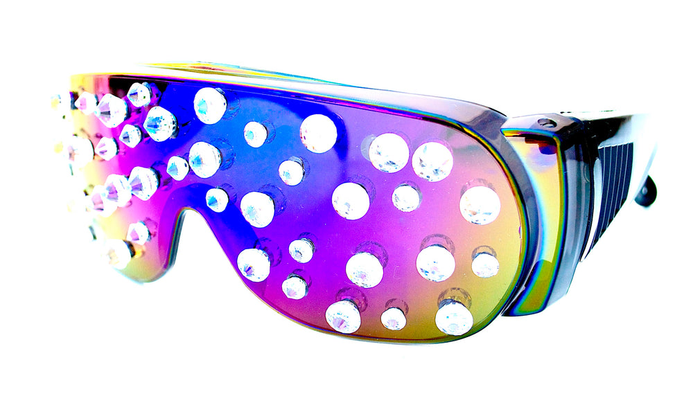 ROCKET QUEEN RAINBOW CRYSTAL DUST SPY GLASSES