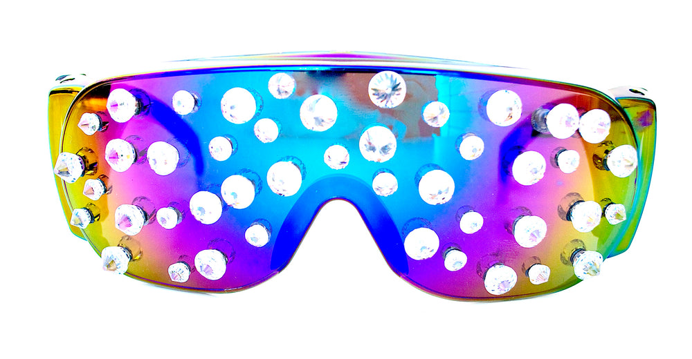 ROCKET QUEEN RAINBOW CRYSTAL DUST SPY GLASSES