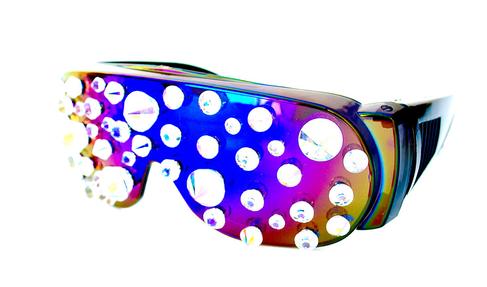 ROCKET QUEEN RAINBOW CRYSTAL OPAL SPY GLASSES