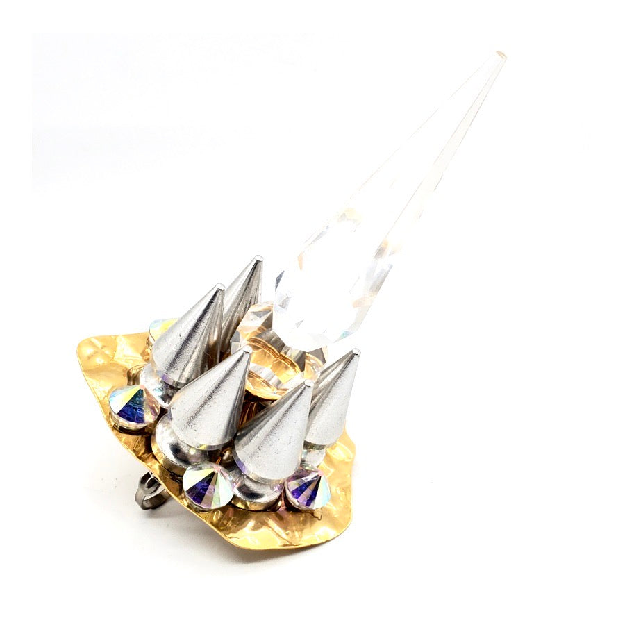 UNICORN DISCO HORN SPIKE RING