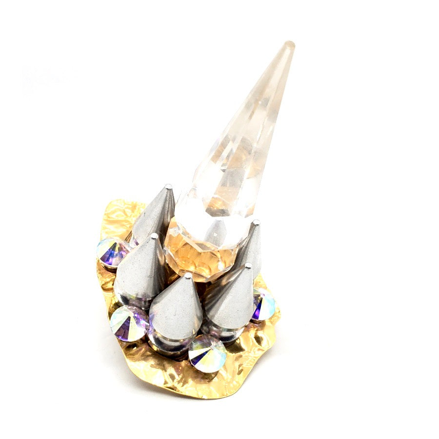UNICORN DISCO HORN SPIKE RING