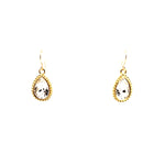 DARLING SPARKLE GOLD DUST BEADED DROP EARRINGS