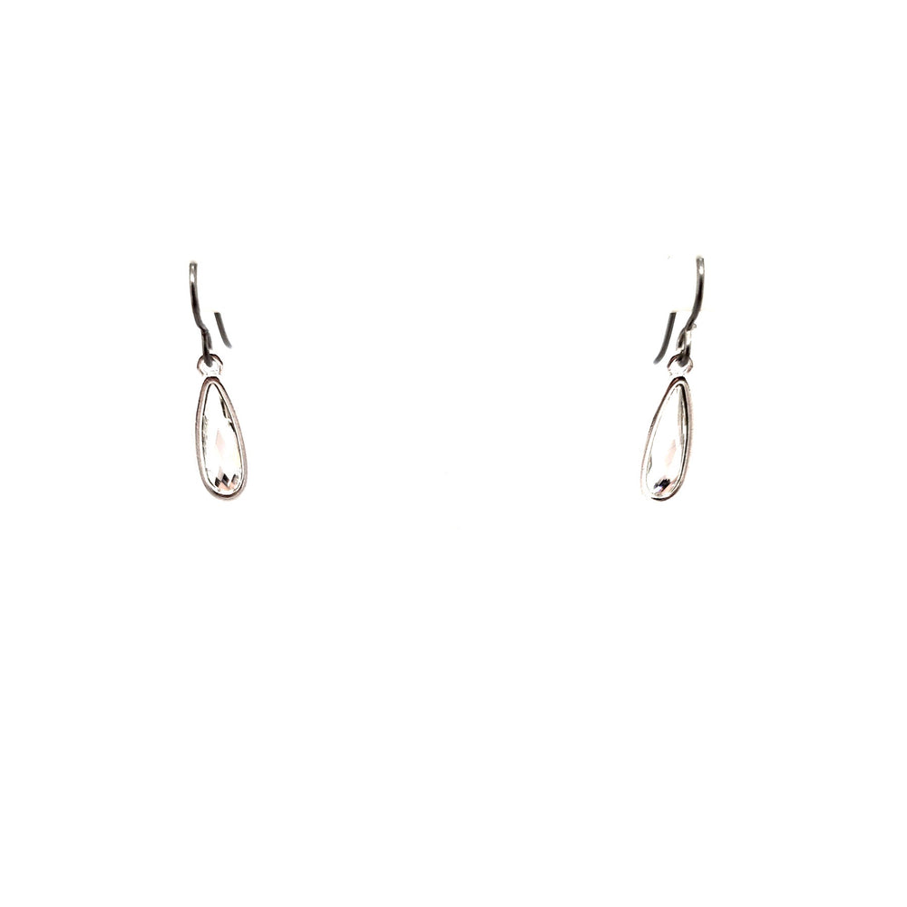 DARLING SHIMMER RAINDROP CHROME EARRINGS