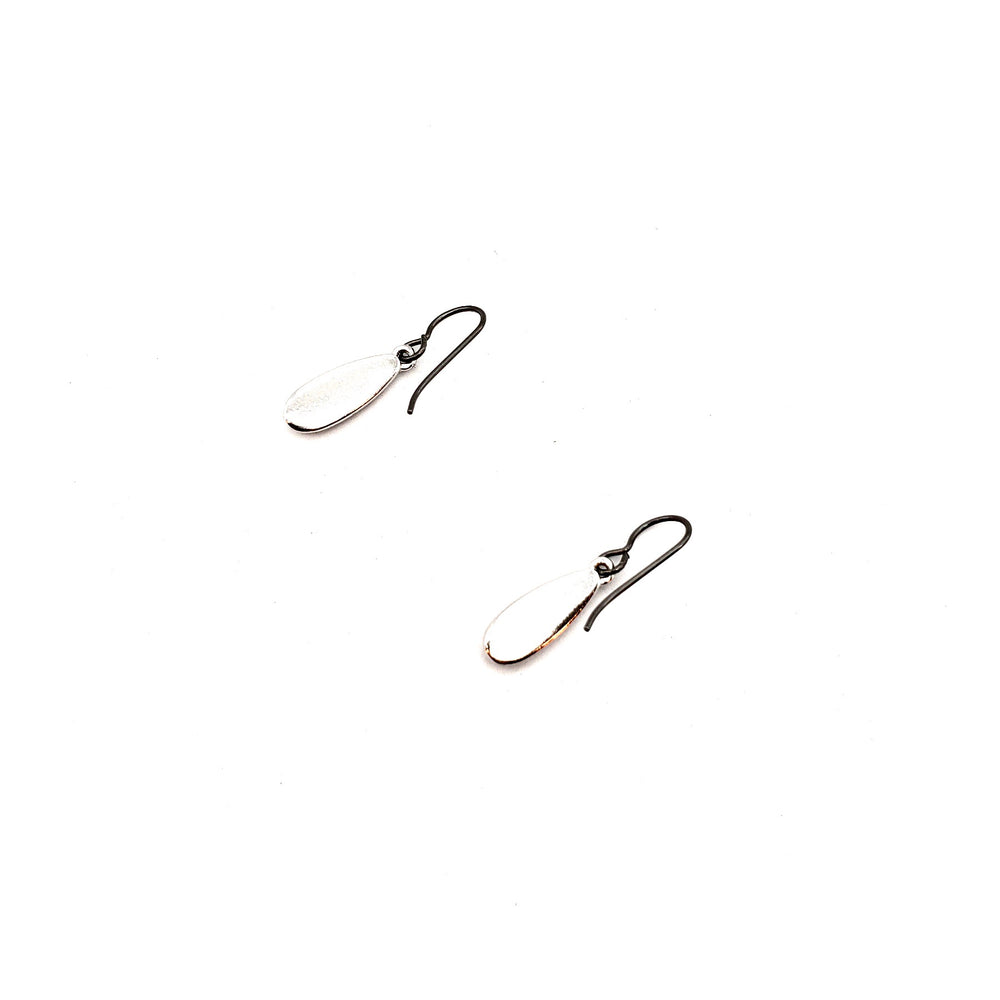 DARLING SHIMMER RAINDROP CHROME EARRINGS