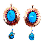 PONDEROSA SHANE CONCHO EARRINGS