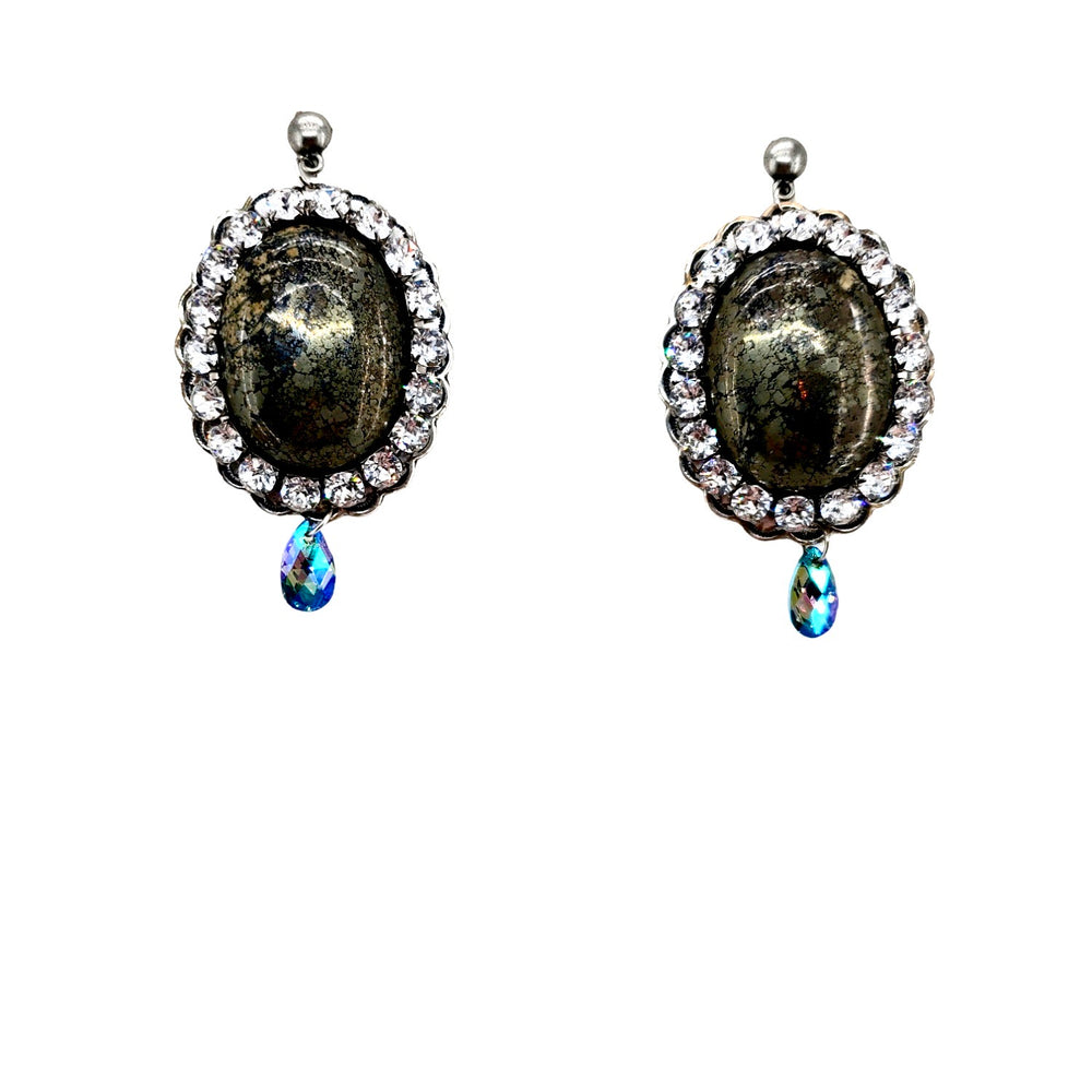 PONDEROSA DODGE CITY CONCHO EARRINGS