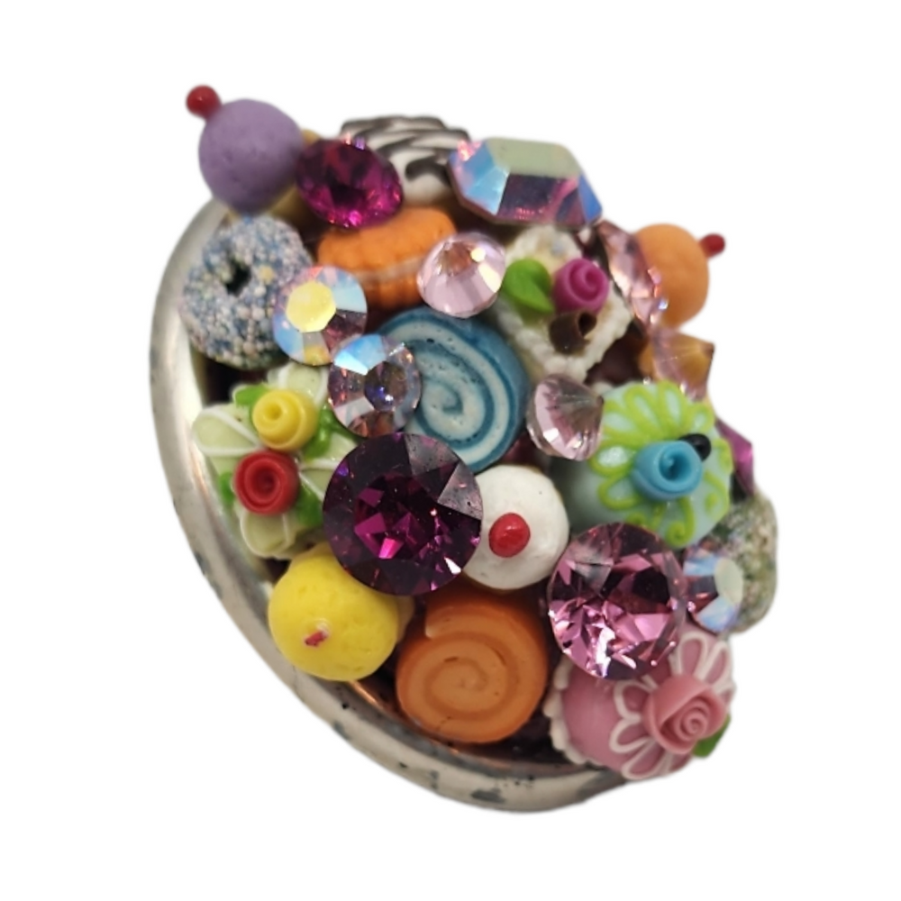 BAD CAKE YOU COCKTAIL RING