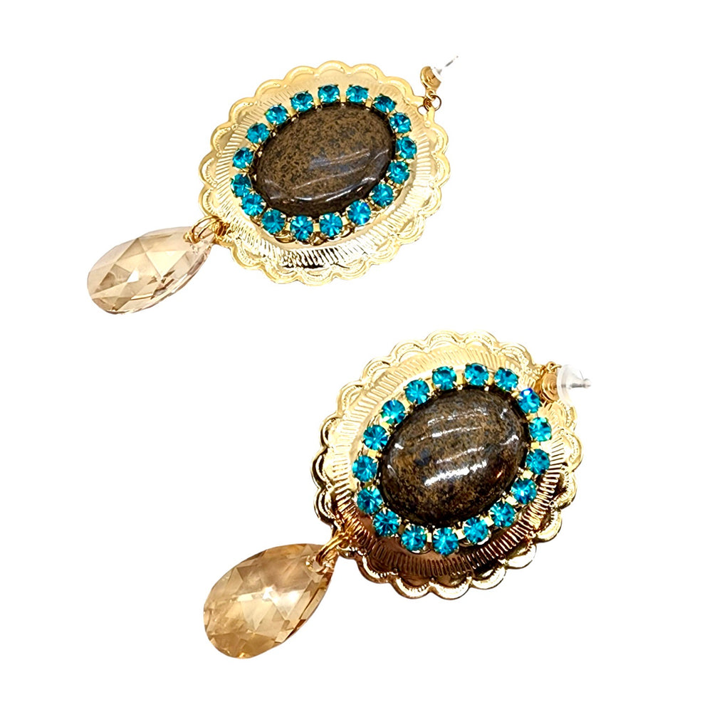 PONDEROSA RIO BRAVO CONCHO EARRINGS