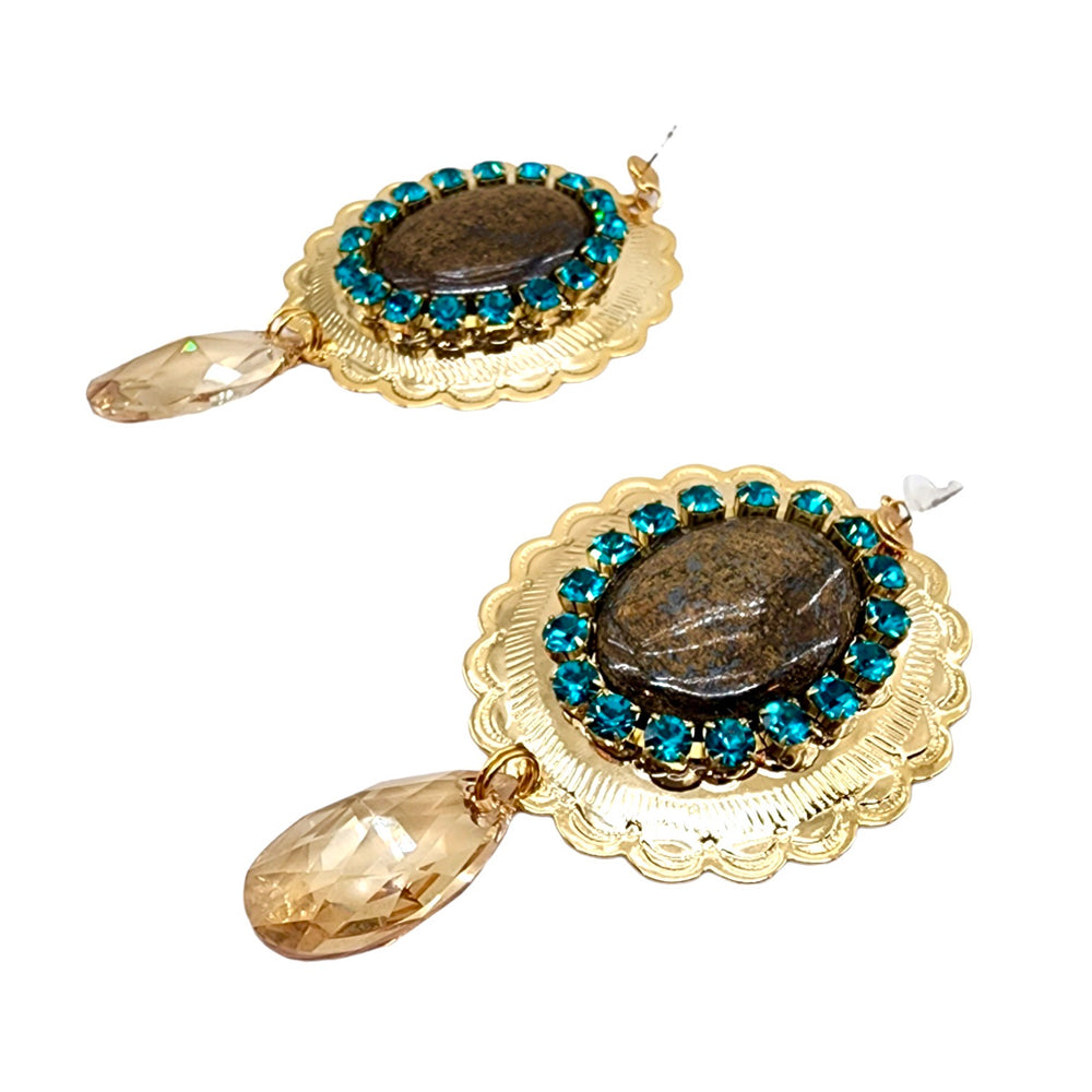 PONDEROSA RIO BRAVO CONCHO EARRINGS