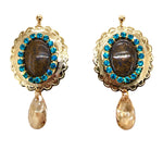 PONDEROSA RIO BRAVO CONCHO EARRINGS