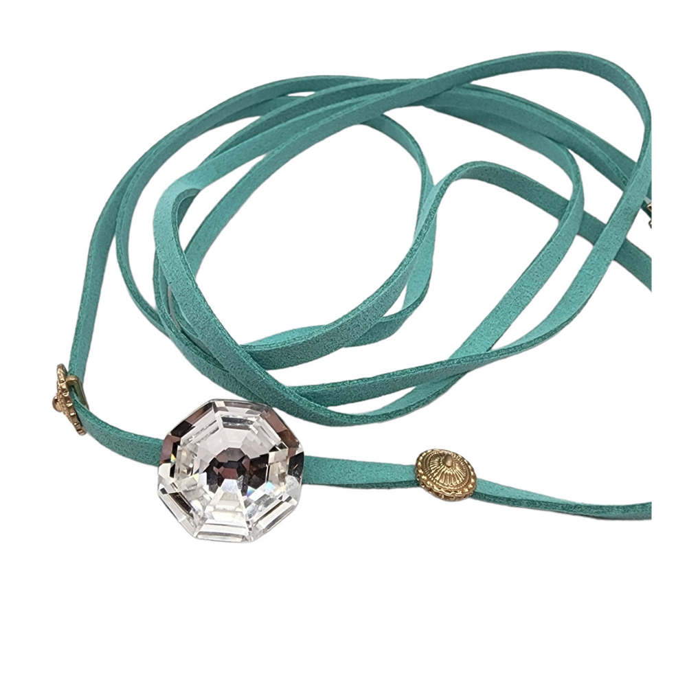 BILLIE JEAN WILD ARROW TURQUOISE BOLO TIE