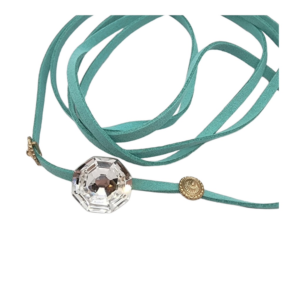 BILLIE JEAN WILD ARROW TURQUOISE BOLO TIE