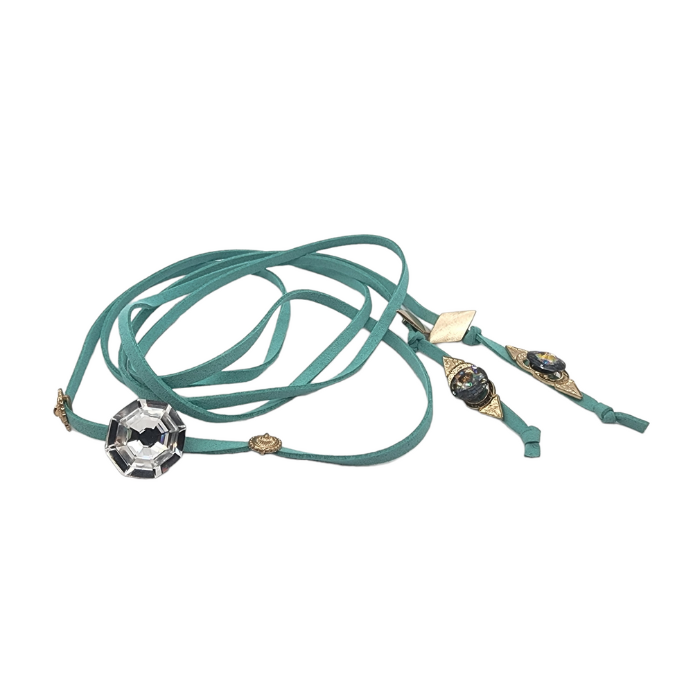 BILLIE JEAN WILD ARROW TURQUOISE BOLO TIE