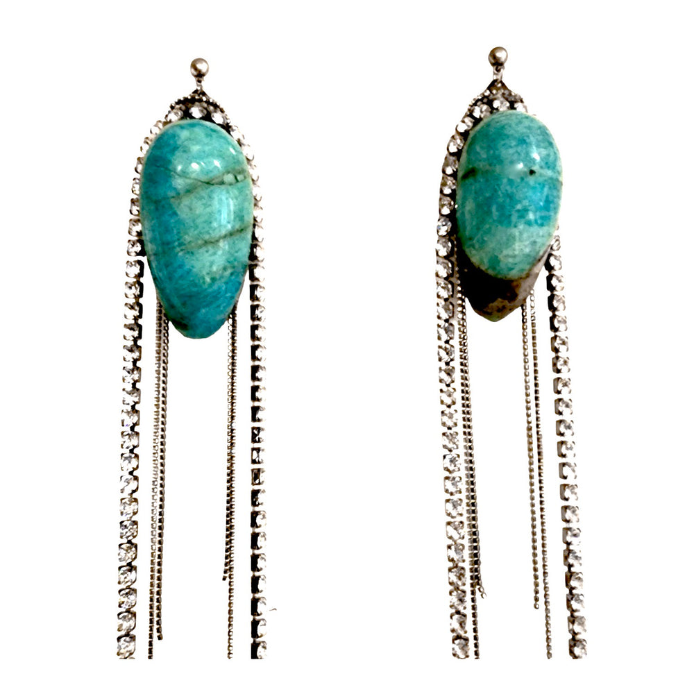 AMAZON SHOULDER DUSTER EARRINGS