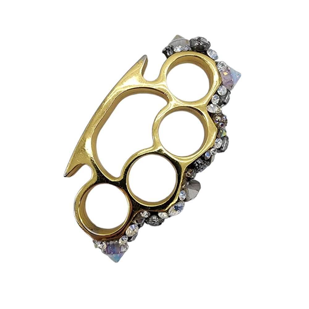 ROCKET QUEEN BRASS KNUCKLES RING