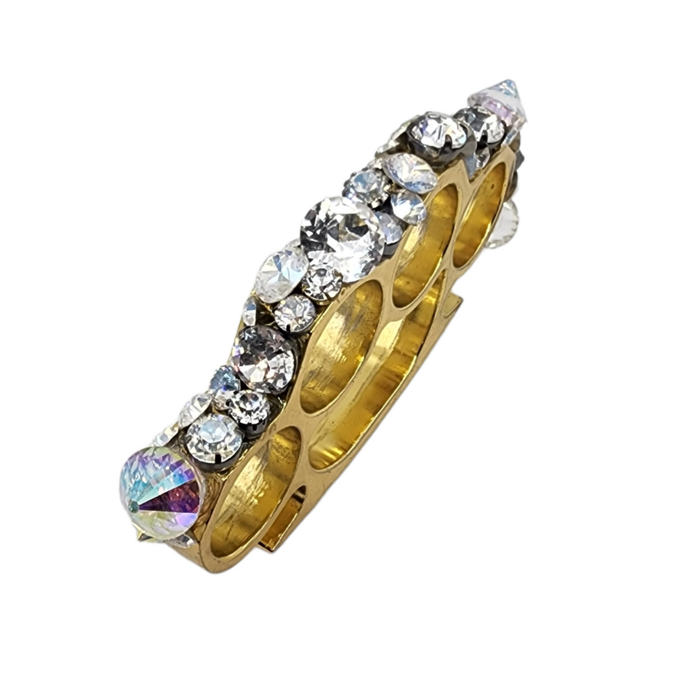 ROCKET QUEEN BRASS KNUCKLES RING