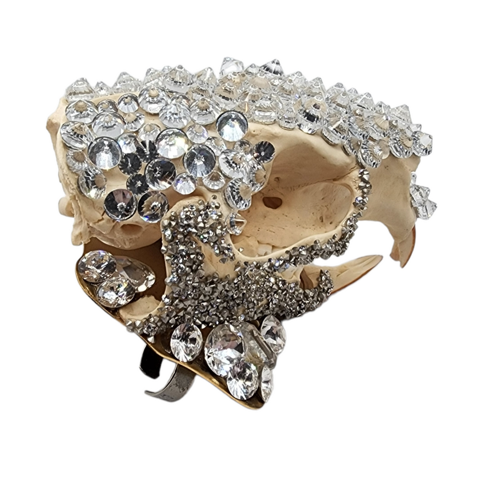 GLASGOW GRIN CRYSTAL SKULL RING