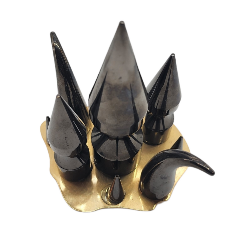 WHEELS OF STEEL SPIKE RING