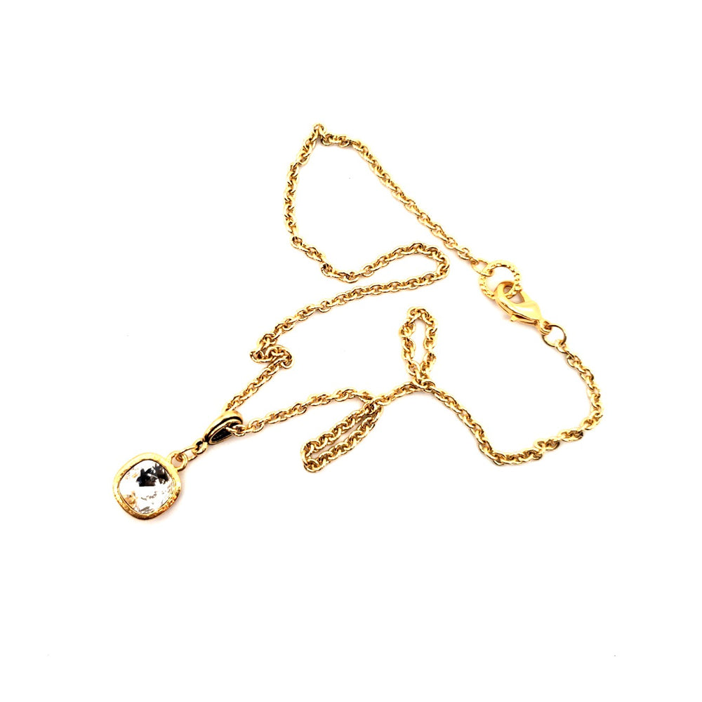 DARLING GLIMMER GEM GOLD NECKLACE