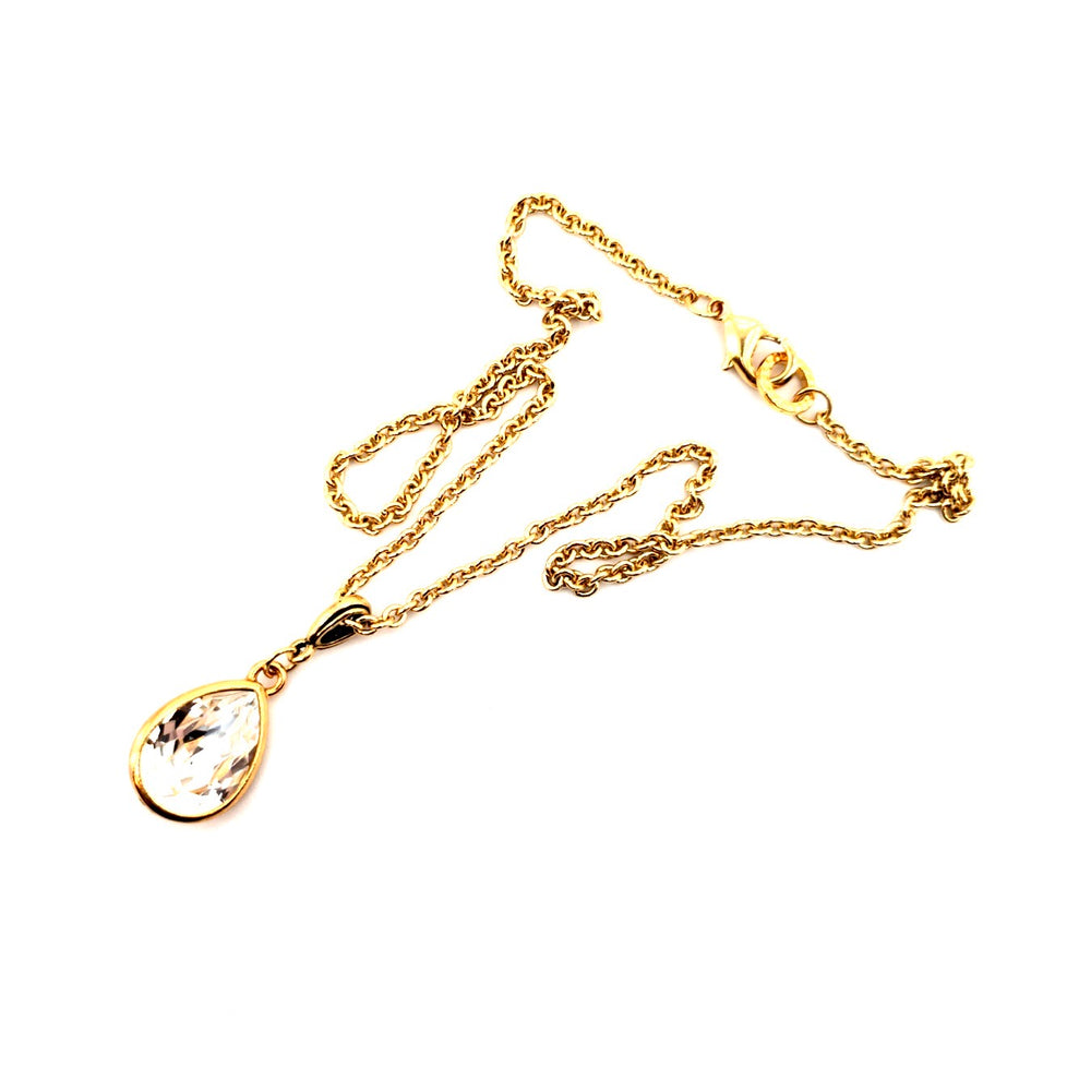 DARLING SPARKLE GOLD DROP NECKLACE