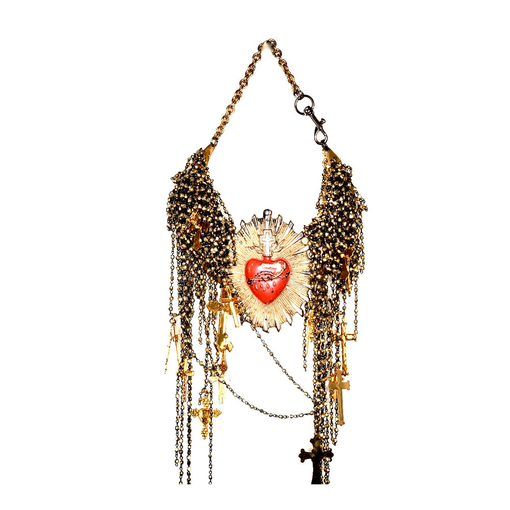 MERCY MEDALLION ROSARY NECKLACE