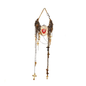 MERCY MEDALLION ROSARY NECKLACE
