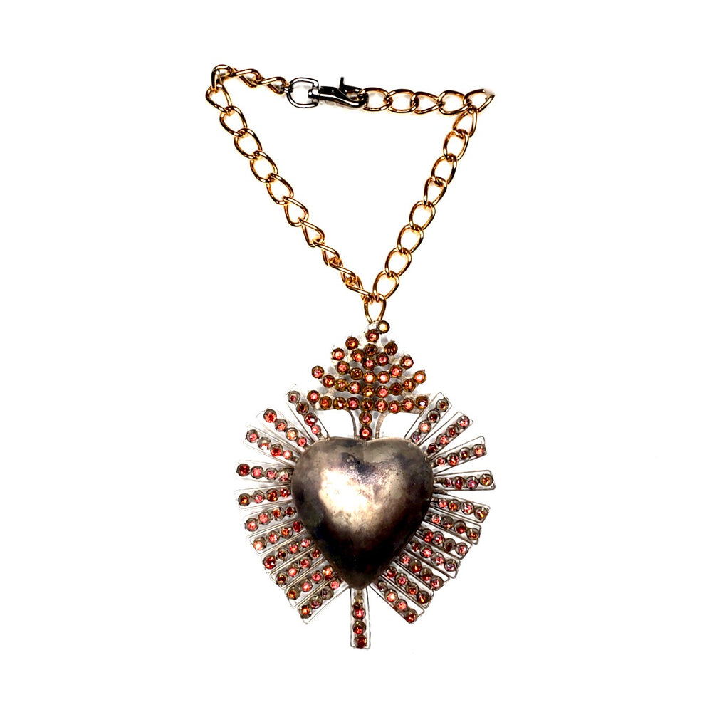 TRIAL BY FIRE SACRED HEART MEDALLION NECKLACE