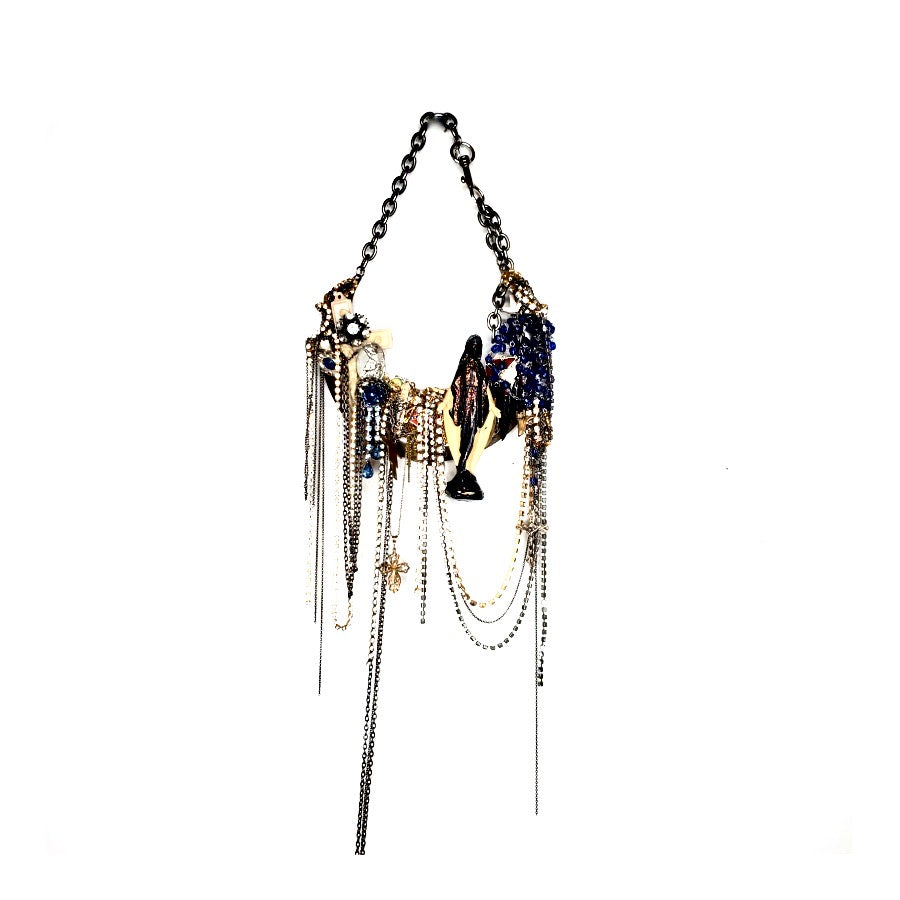 BLACK MARY NECKLACE