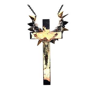 JESUS ON FIRE NECKLACE