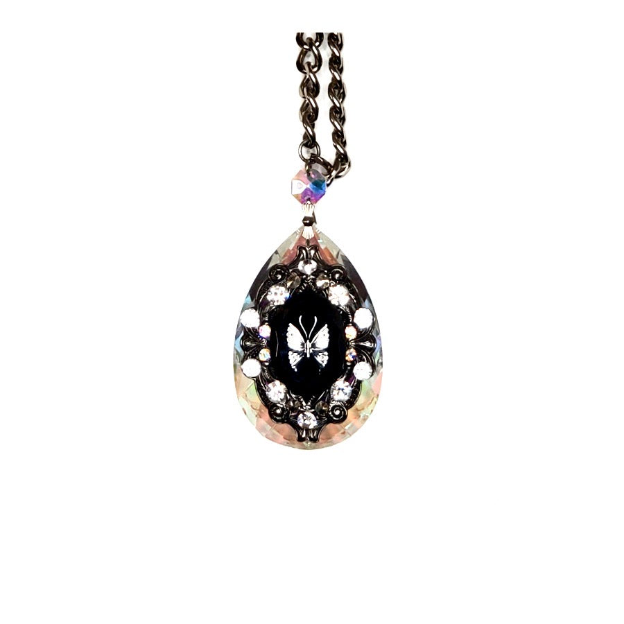 BUTTERFLY DROP NECKLACE