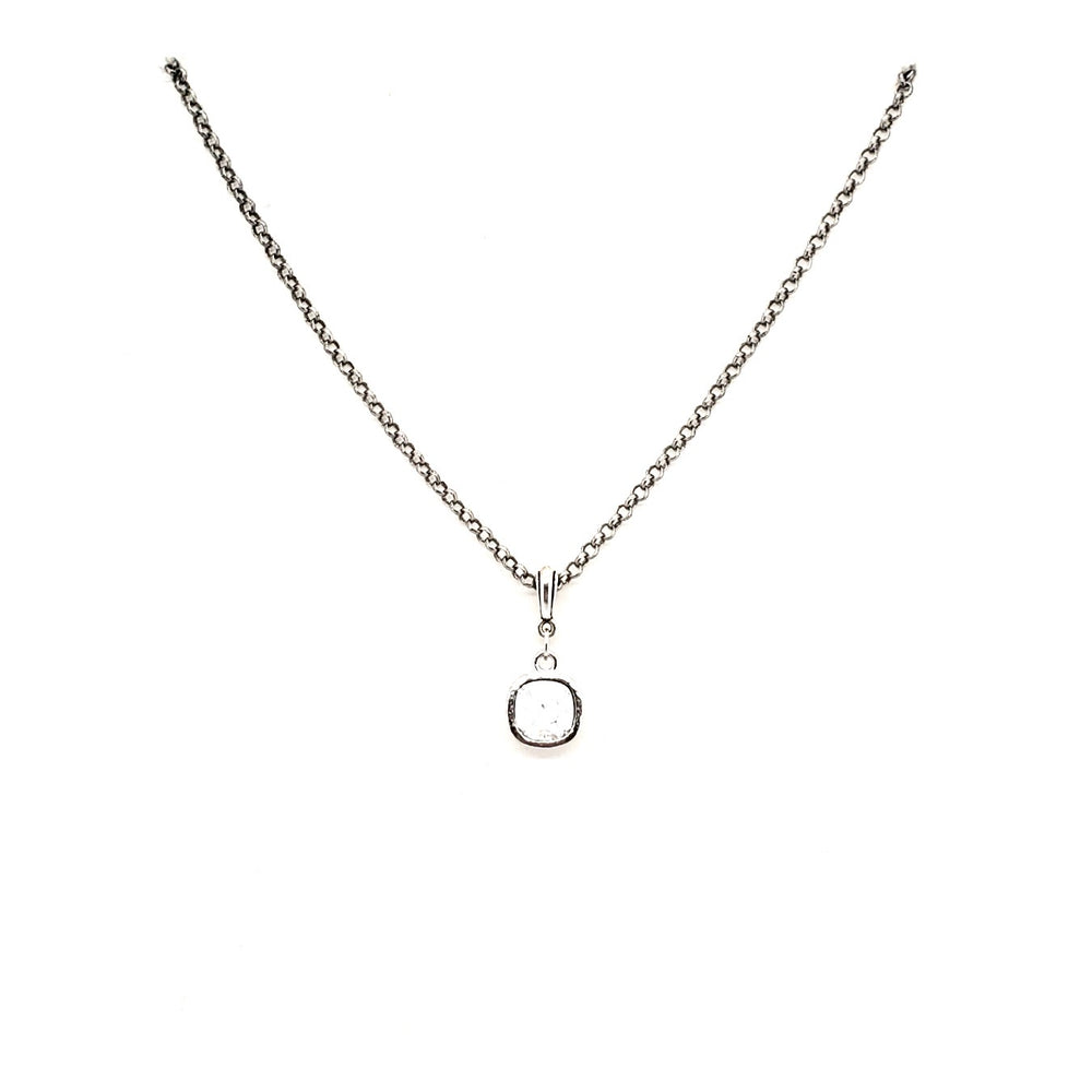 DARLING GLIMMER GEM CHROME NECKLACE