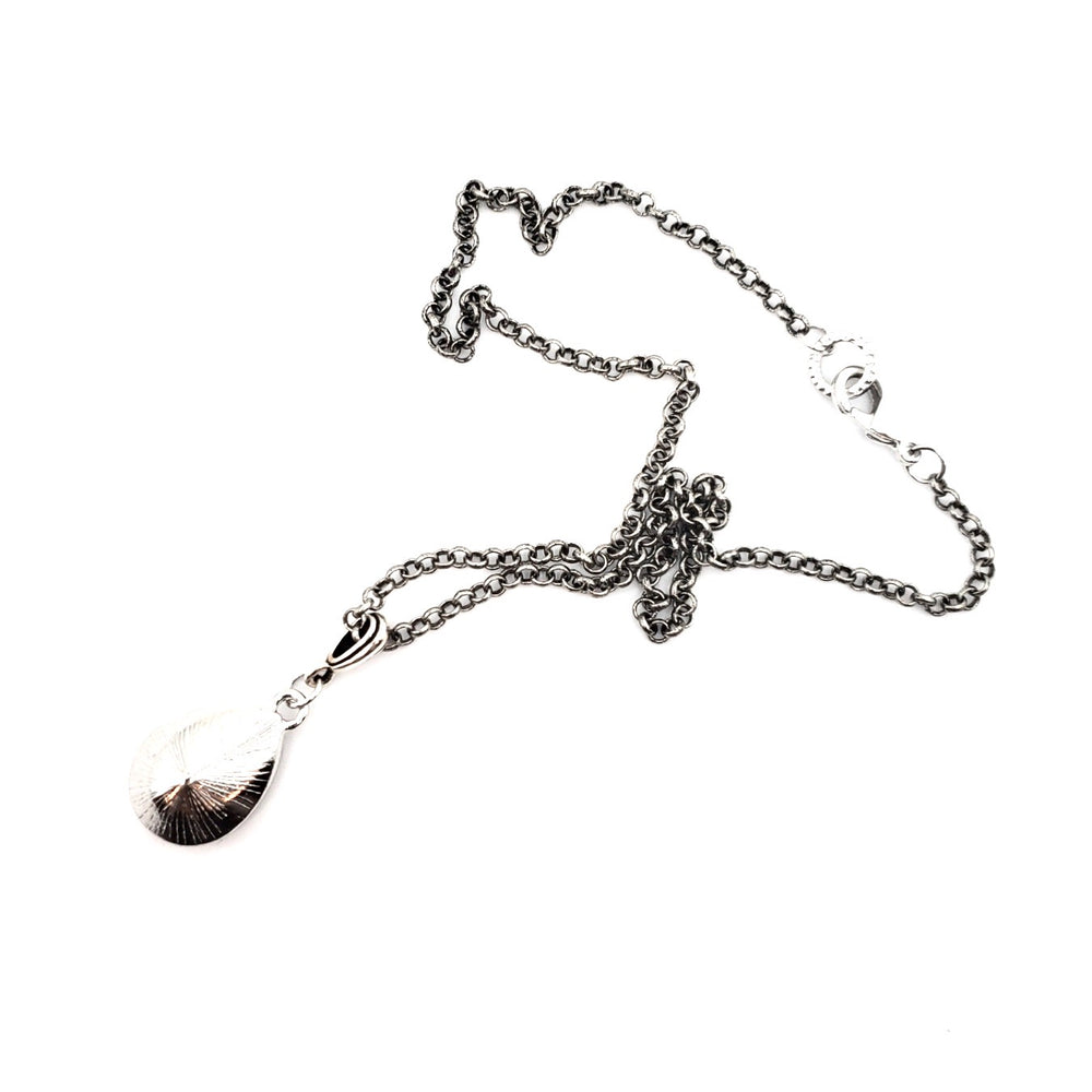 DARLING SPARKLE CHROME DROP NECKLACE