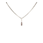 DARLING SHIMMER RAINDROP CHROME NECKLACE