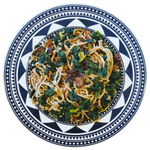 KALE SAUSAGE JAPANESE BBQ SAUCE TARRAGON BROWN BUTTER HOKKIEN NOODLES