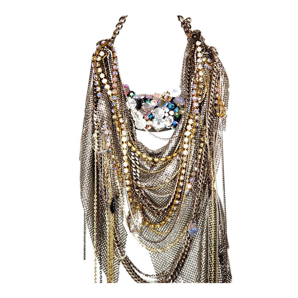 HALSTON 54 SILVER NECKLACE