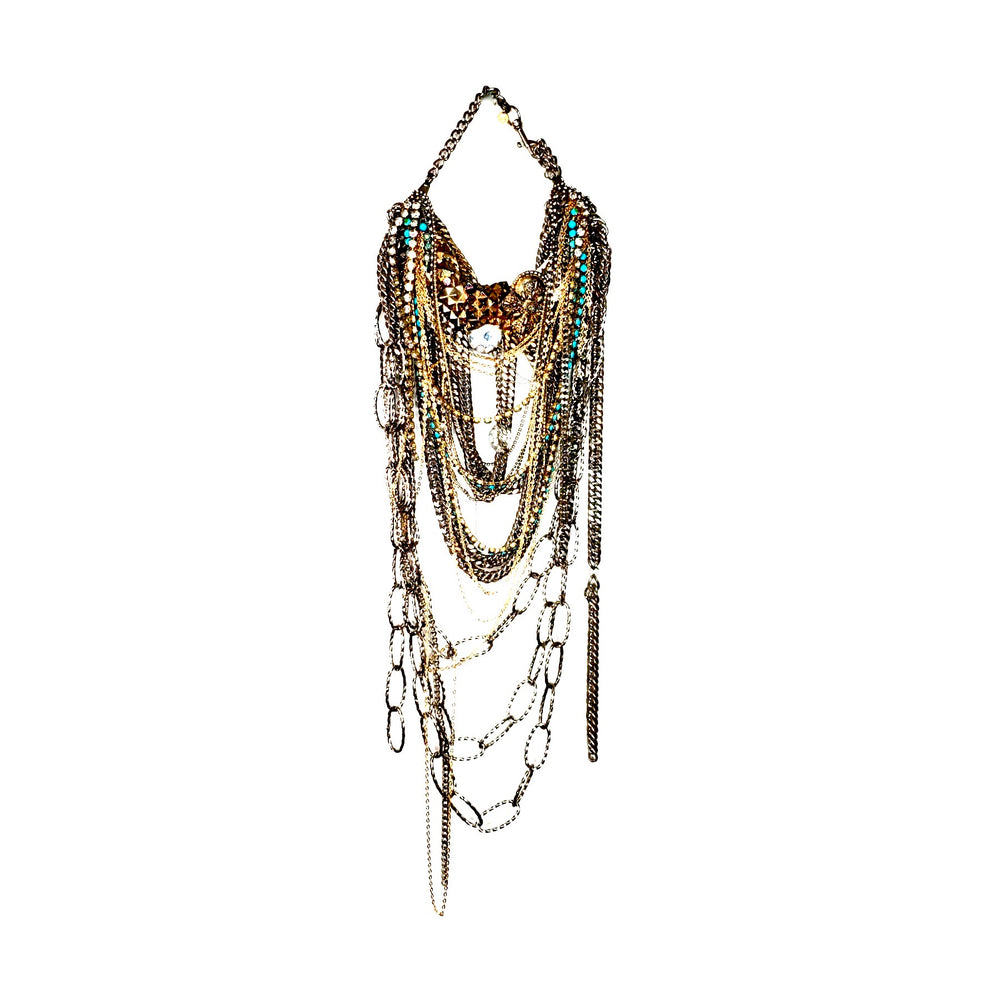 KINGMAN STUD DRIP NECKLACE