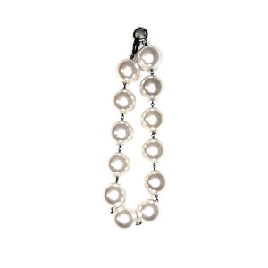 JUMBO WHITE PEARL CHOKER NECKLACE
