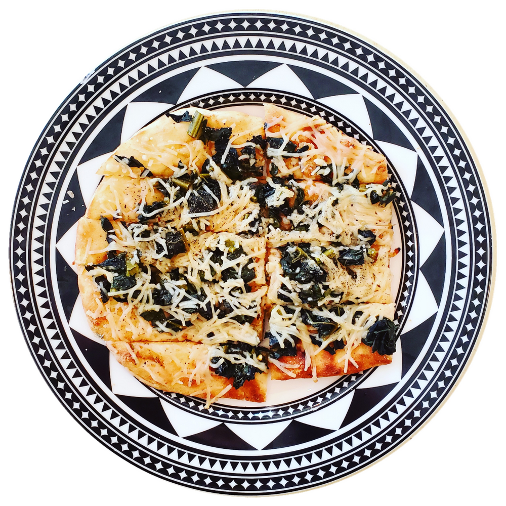 KALE ROSEMARY BROWN BUTTER PARMESAN FLATBREAD