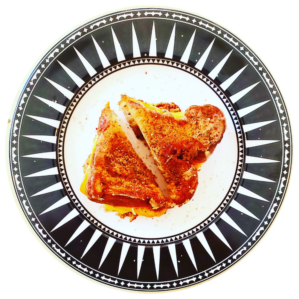 ROSEMARY BROWN BUTTER CROISSANT GRILLED CHEESE SANDWICH