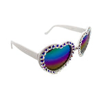 LOLITA OPAL MOON RHINESTONE HEART SUNGLASSES