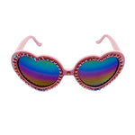 LOLITA SUN SHIMMER RHINESTONE HEART SUNGLASSES