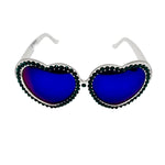 LOLITA DRAGON RHINESTONE HEART SUNGLASSES